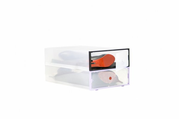 Κουτί Αποθήκευσης Σετ 2τμχ Για Μπότες Διάφανο 52,5x31x12εκ. Ordinett 50-21360 (Χρώμα: Διάφανο ) – ORDINETT – 50-21360